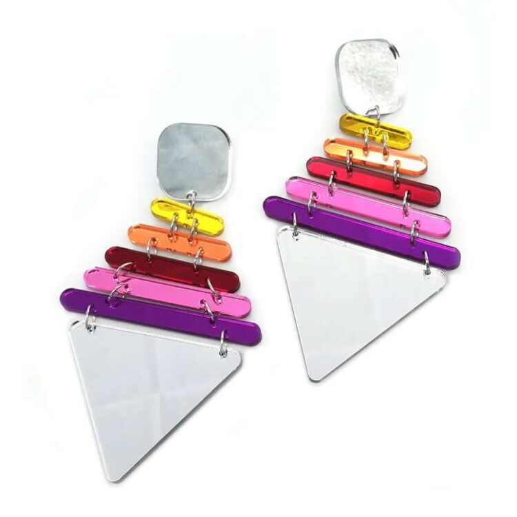 Earrings "Mirror Glaze" - FUNK DA QUEEN