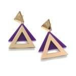 Earrings "A Girl In Front Of Mirror" - FUNK DA QUEEN