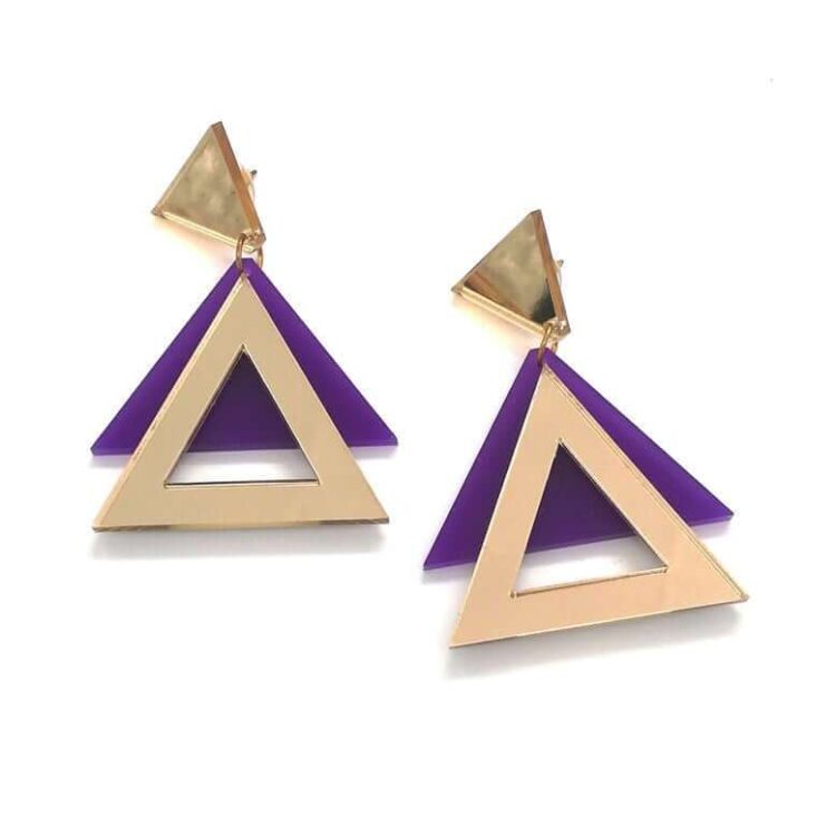 Earrings "A Girl In Front Of Mirror" - FUNK DA QUEEN