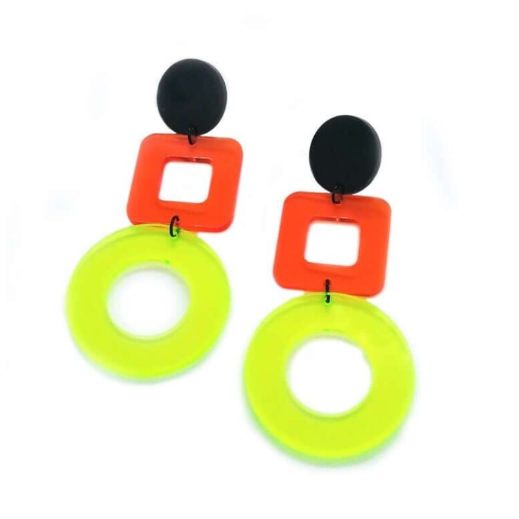 Earrings "Fancy Lime" - FUNK DA QUEEN