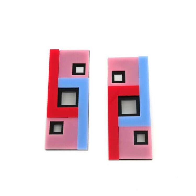 Earrings "Cubism" - FUNK DA QUEEN