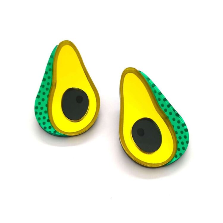 Earrings "Avocado" - FUNK DA QUEEN