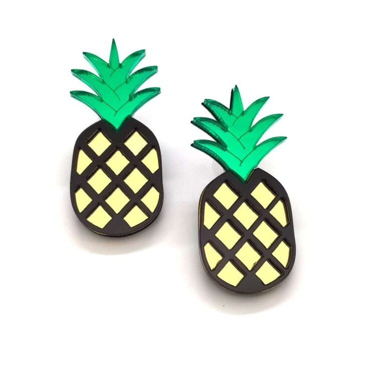 Earrings "Pineapple Express" - FUNK DA QUEEN