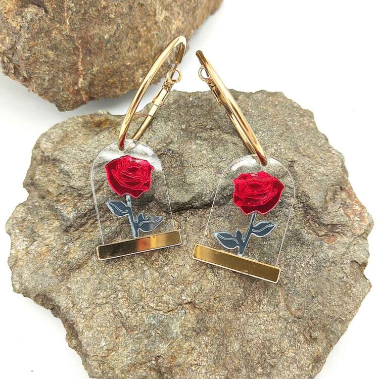 Unique Rose | Earrings