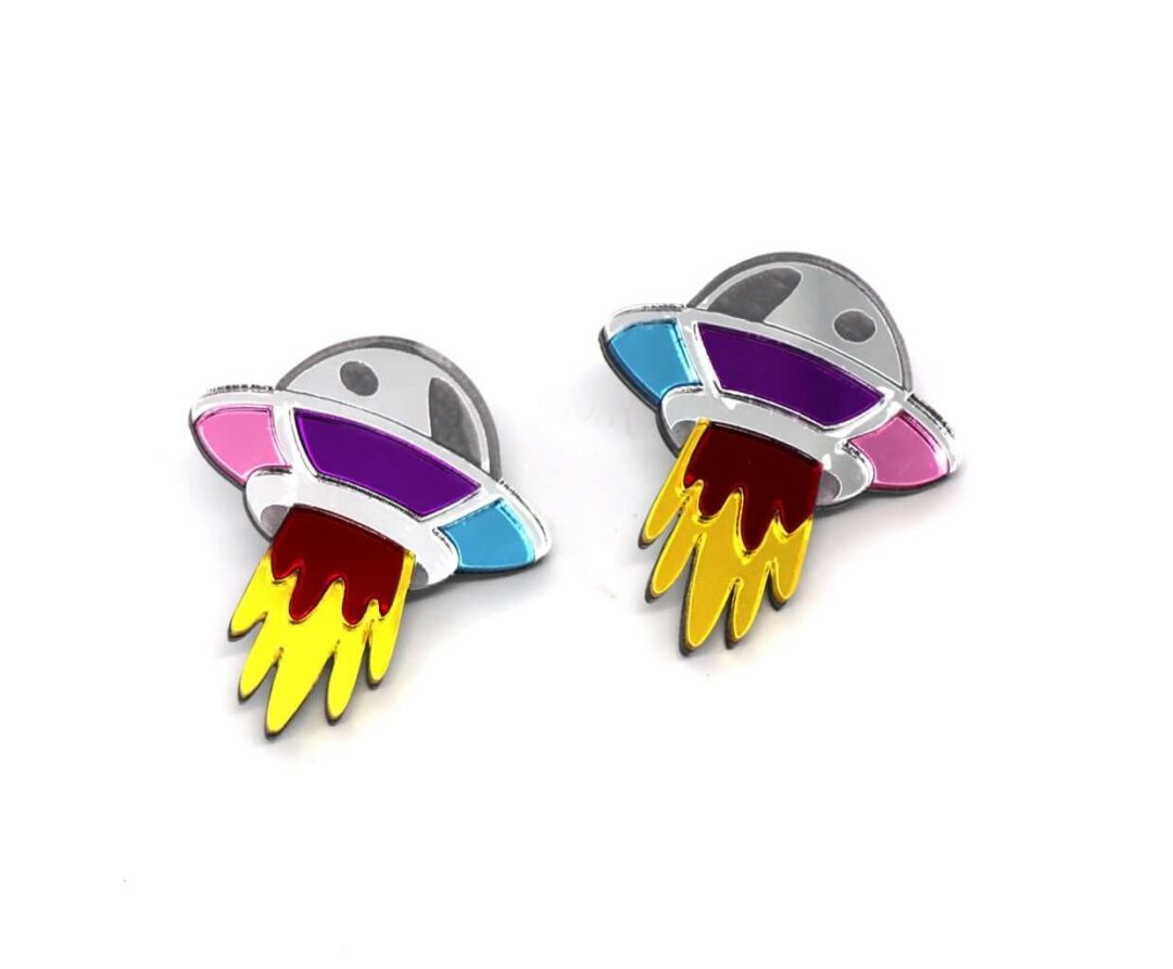 Earrings "UFO" - FUNK DA QUEEN