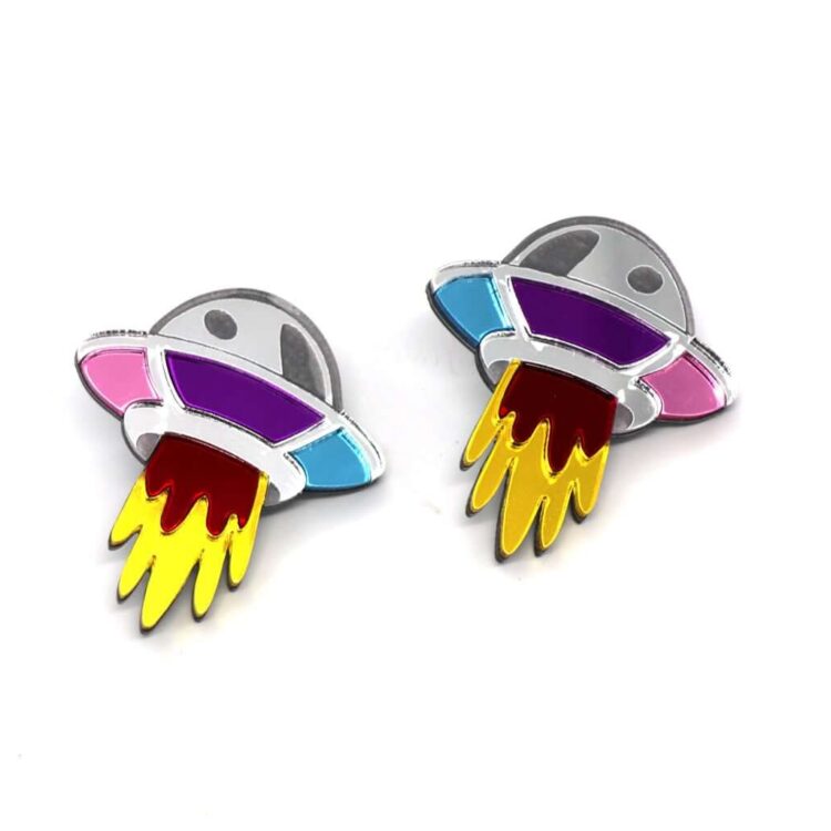 Earrings "UFO" - FUNK DA QUEEN