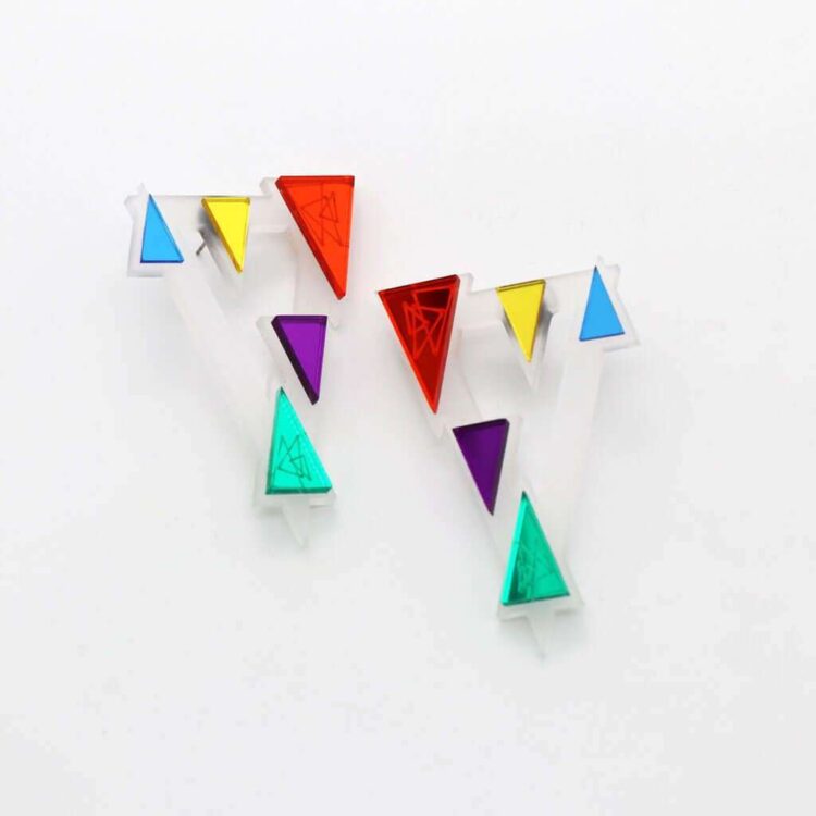 Earrings "Transverse" - FUNK DA QUEEN