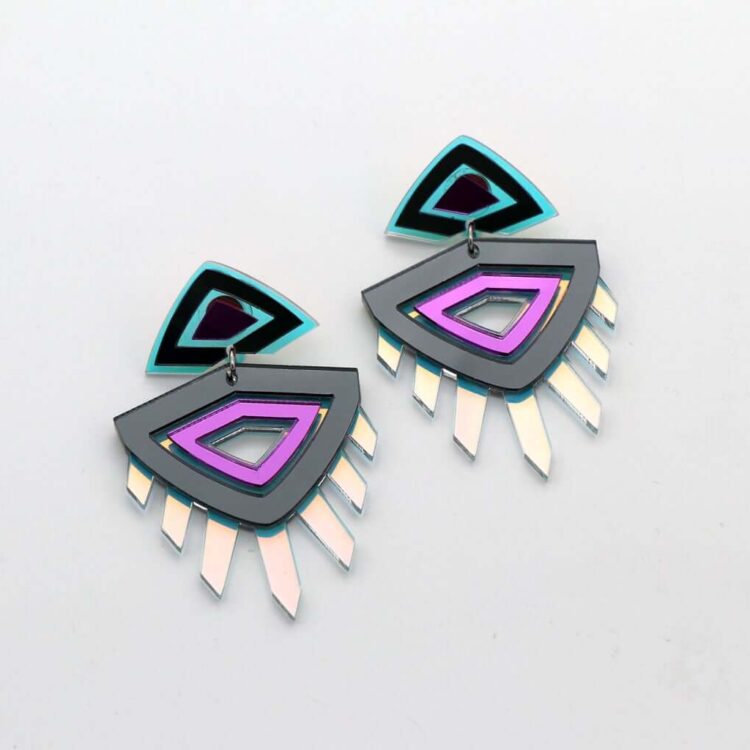 Earrings "Textil" - FUNK DA QUEEN