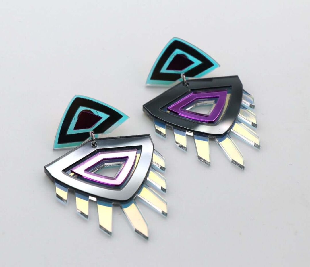 Earrings "Textil" - FUNK DA QUEEN