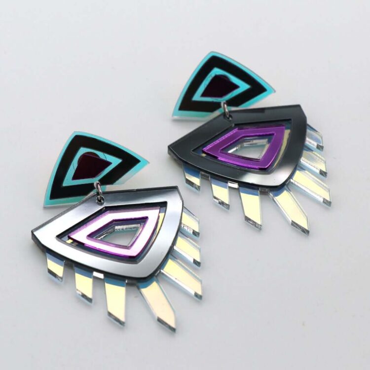 Earrings "Textil" - FUNK DA QUEEN