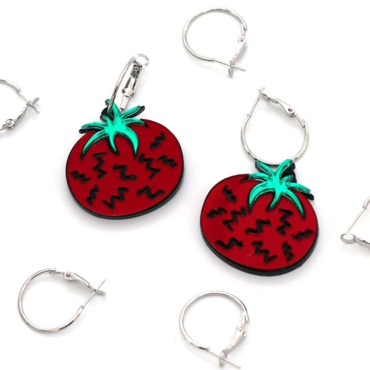 Earrings "Tomato" - FUNK DA QUEEN