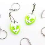 Earrings "Alien" - FUNK DA QUEEN