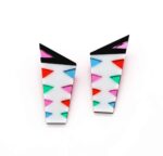 Earrings "Mondrian" - FUNK DA QUEEN