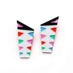 Earrings "Mondrian" - FUNK DA QUEEN