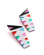 Earrings "Mondrian" - FUNK DA QUEEN