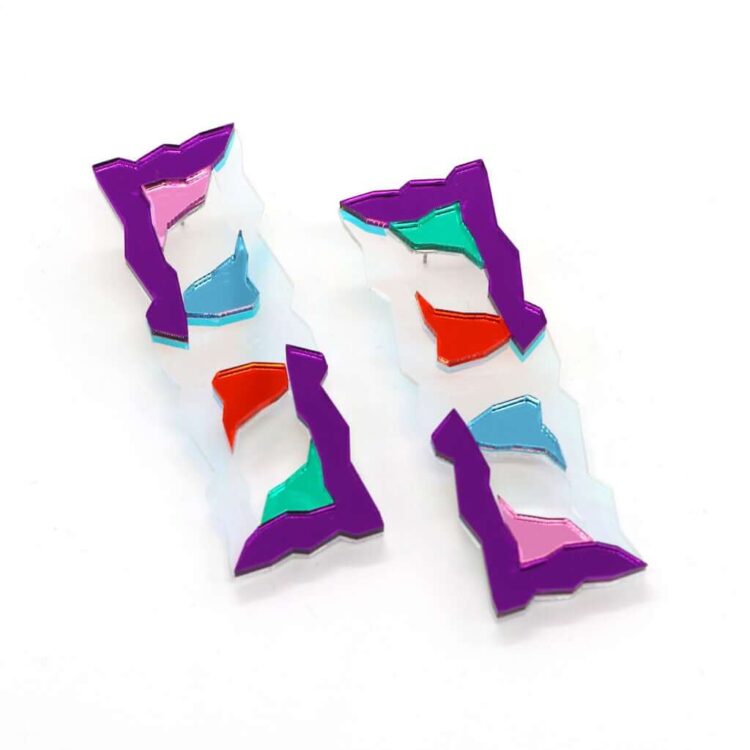 Earrings "Watercolor" - FUNK DA QUEEN