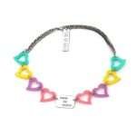 Choker "Colored Hearts" - FUNK DA QUEEN