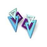 Earrings "Techtonic" - FUNK DA QUEEN