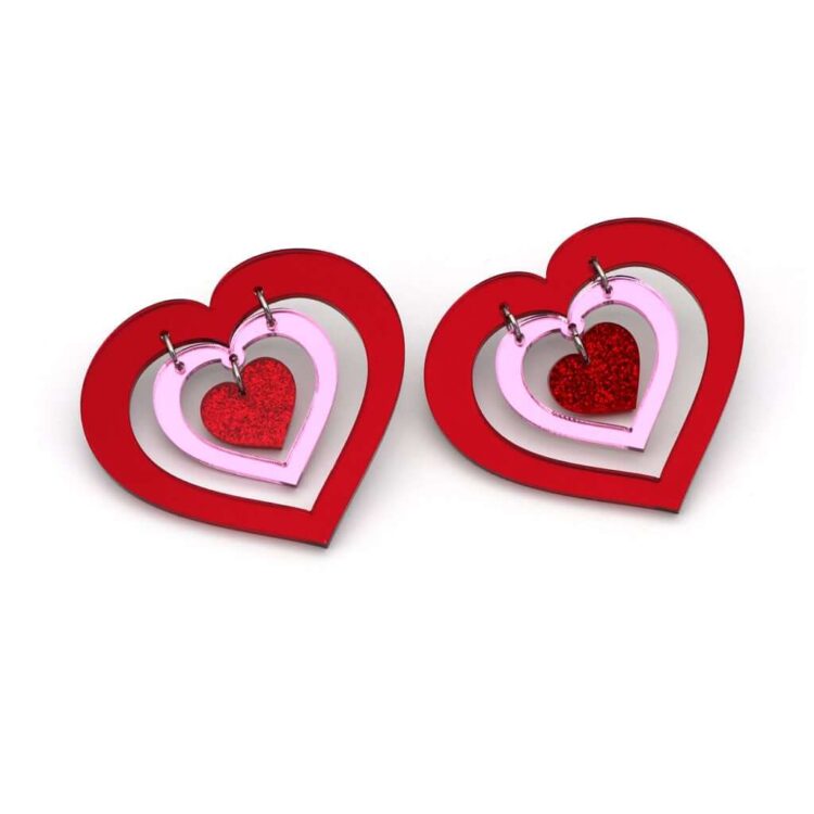 Earrings "Love" - FUNK DA QUEEN
