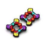 Earrings "Art Pixel" - FUNK DA QUEEN