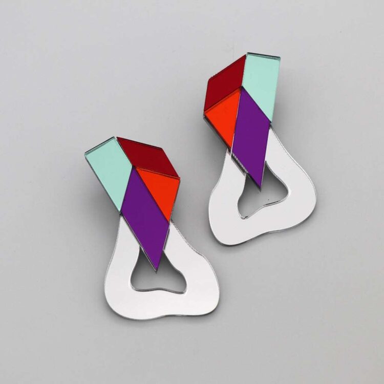 Mosaic Key | Σκουλαρίκια