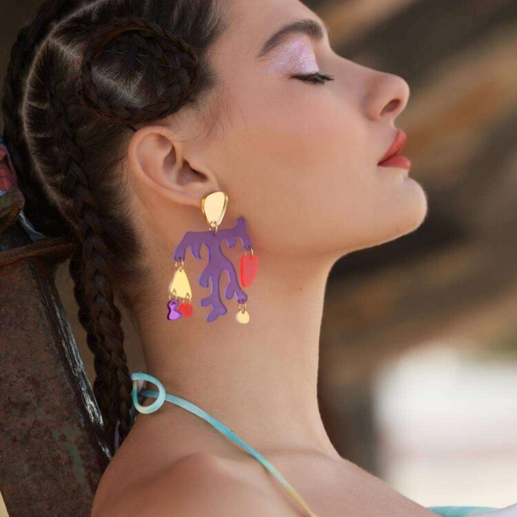 Earrings "Coral" - FUNK DA QUEEN