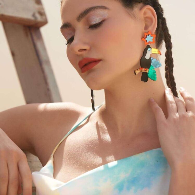 Earrings "Tucan" - FUNK DA QUEEN