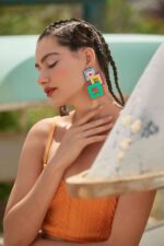 Earrings "Gradient Cubes" - FUNK DA QUEEN