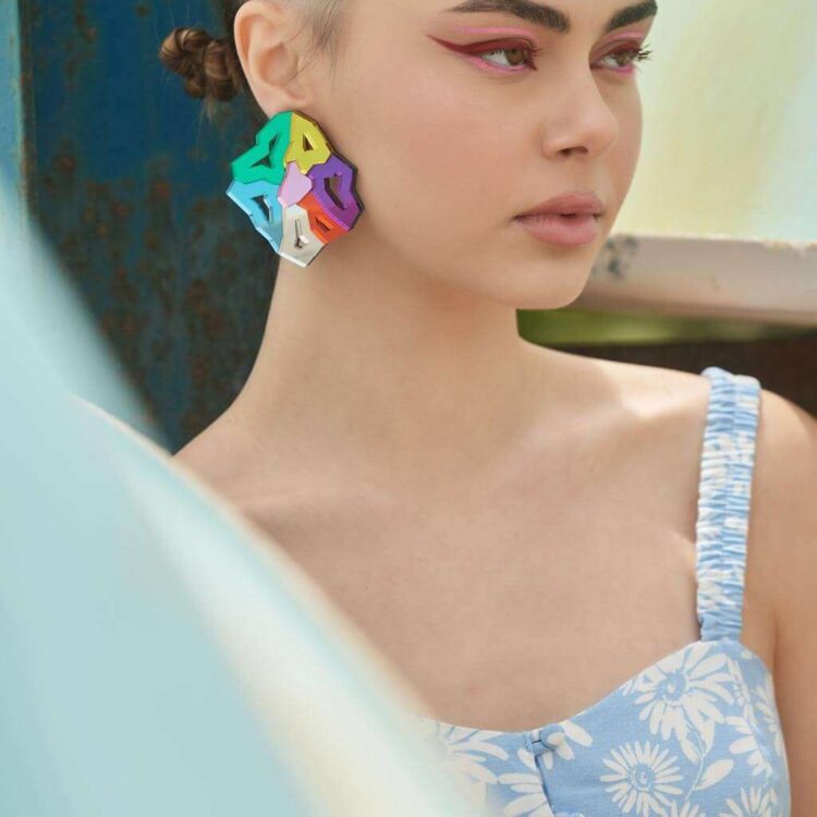 Earrings "Points" - FUNK DA QUEEN