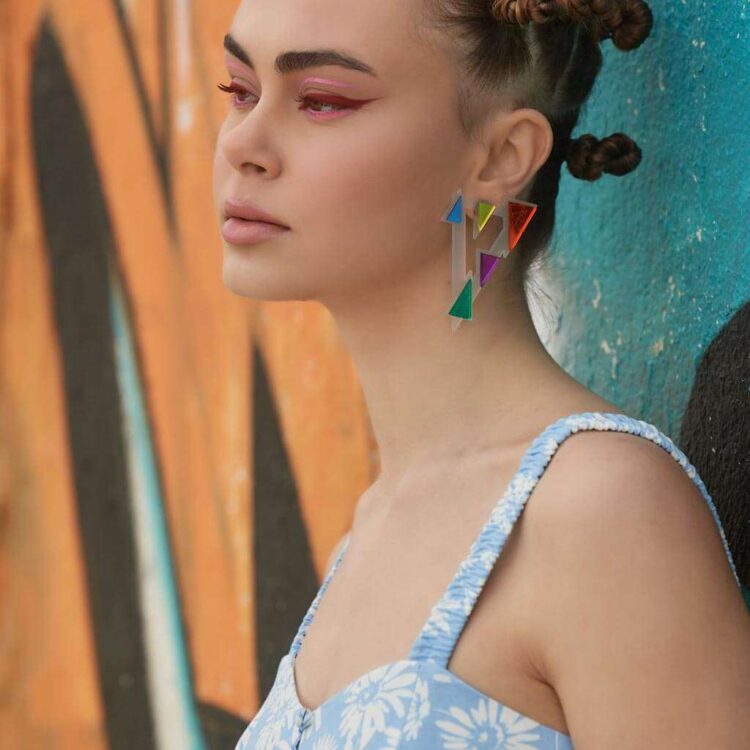 Earrings "Transverse" - FUNK DA QUEEN