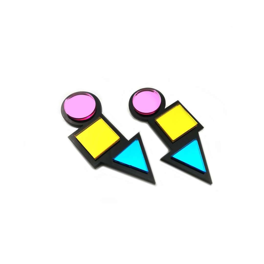 Earrings "Geometric Love" - FUNK DA QUEEN