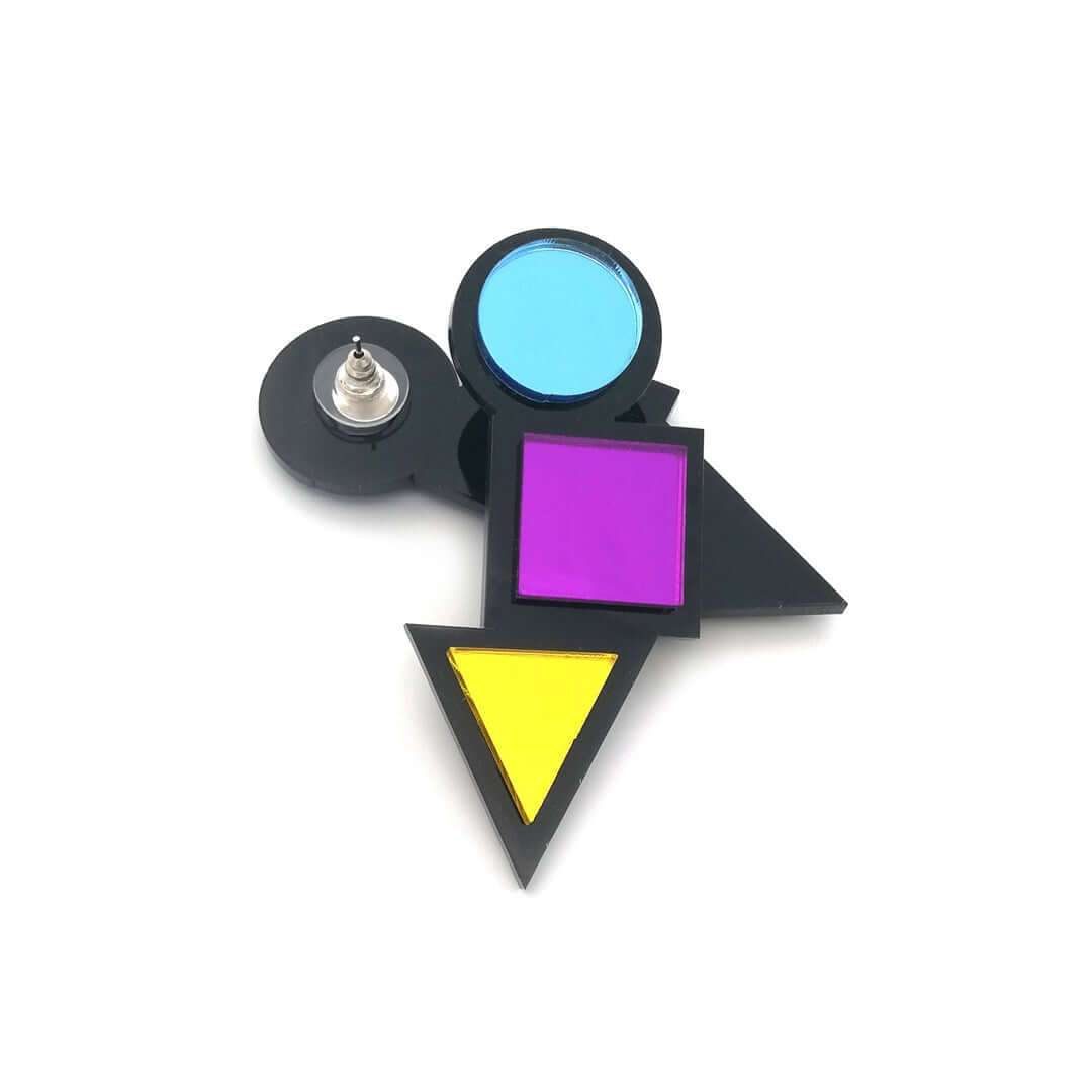 Earrings "Geometric Love" - FUNK DA QUEEN