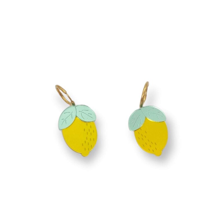 Lemon Hoops | Earrings