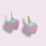Strawberry Hoops | Earrings
