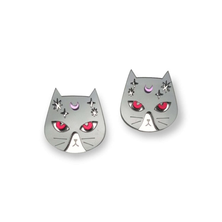Evil Cat | Earrings