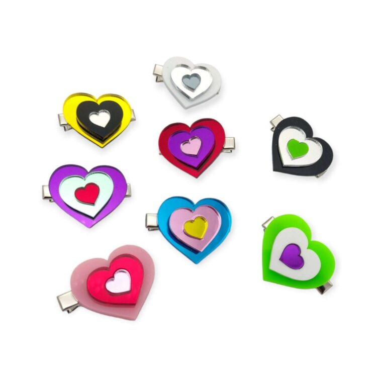 Triple Heart | Hairclips