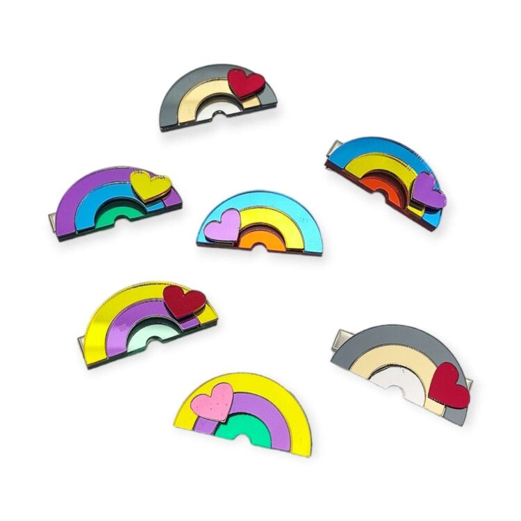 Rainbow | Hairclips