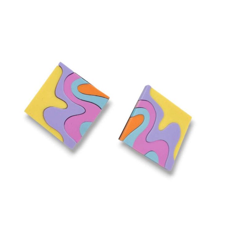 Flux Square | Σκουλαρίκια