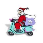 Santa On Wheels | Charms