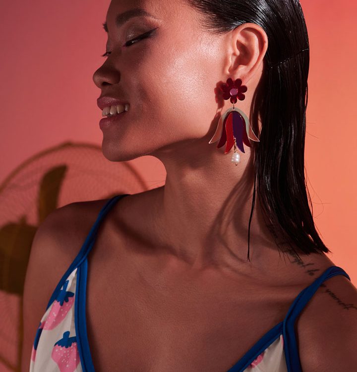 Lilies Flowers | Earrings Petit Boutik X Funk Da Queen