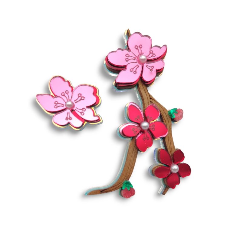 Cherry Blossom | Σκουλαρίκια