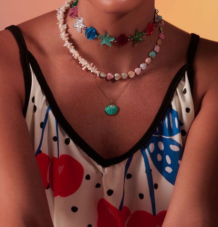 Sea Lover - Coral's Hearts - Shellicious | Necklaces