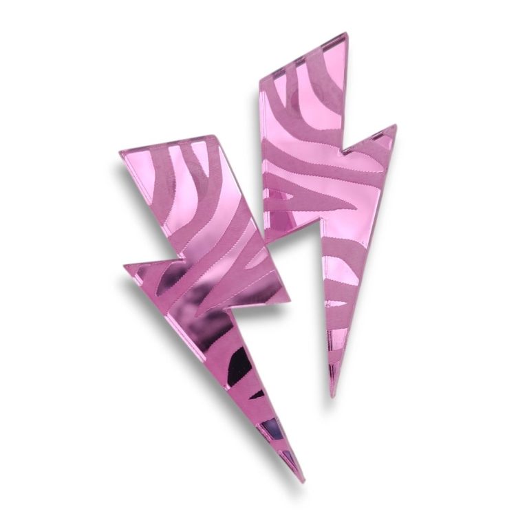 Skyfire Zebra | Σκουλαρίκια