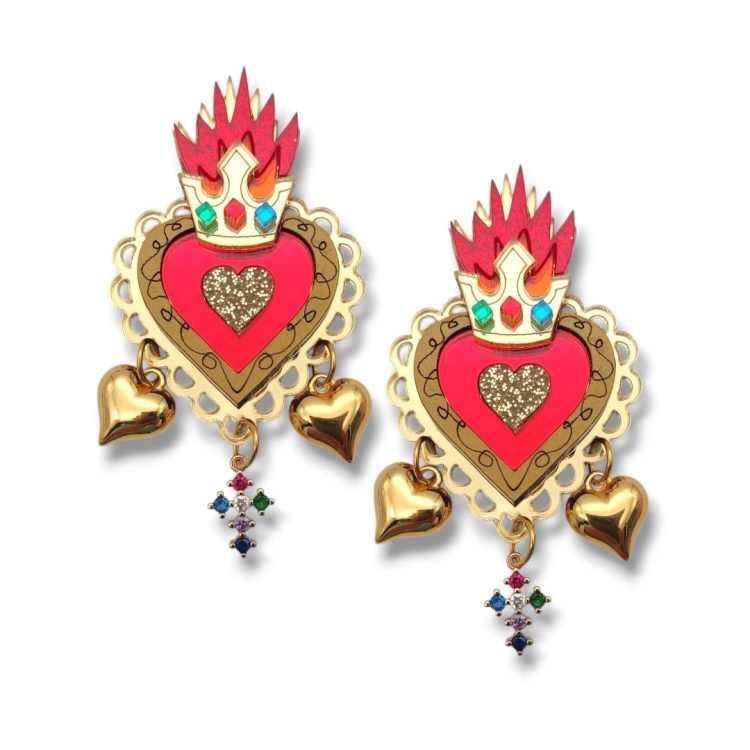 Queen of Heart | Σκουλαρίκια