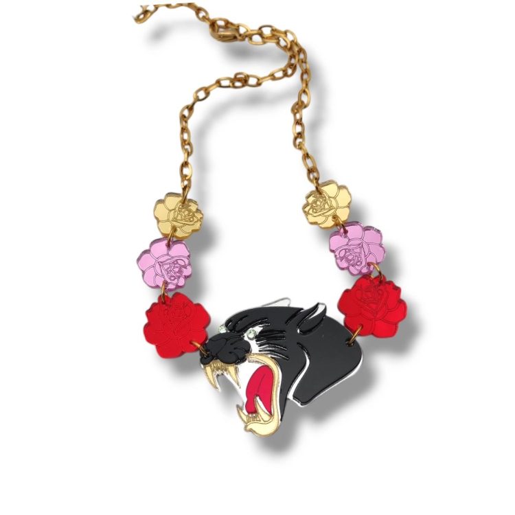 Black Velvet Panther | Necklace