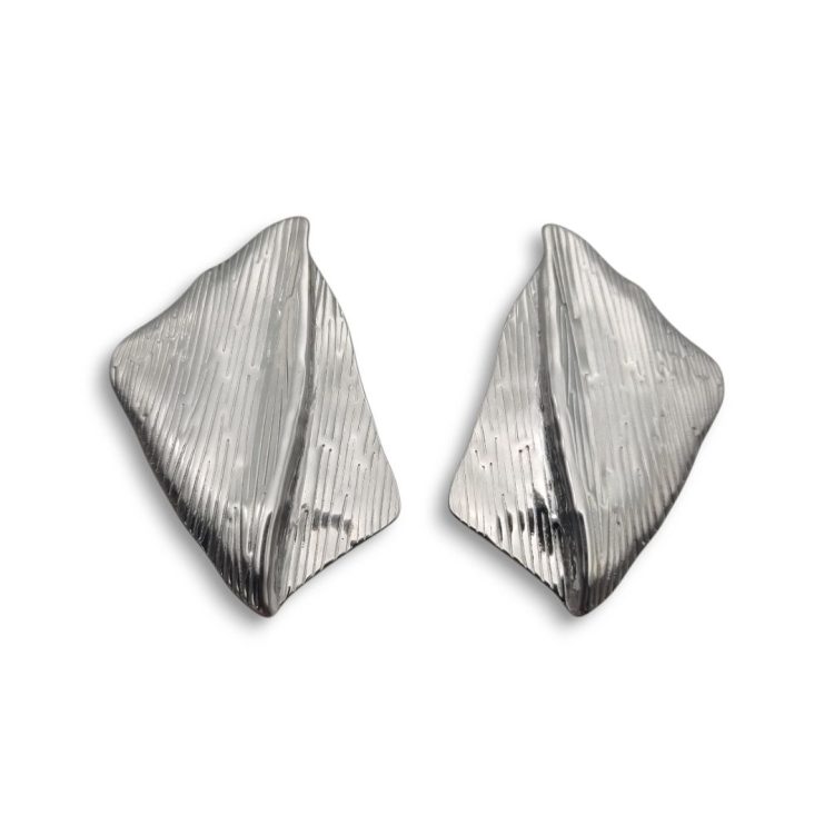 Wave Silver | Σκουλαρίκια