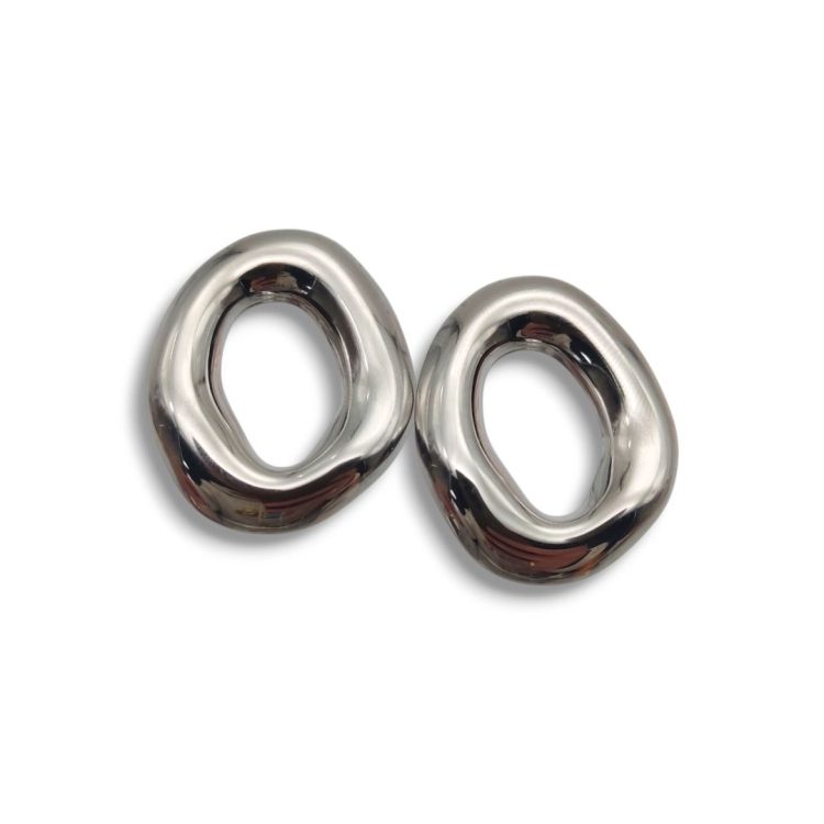 Loops Silver | Σκουλαρίκια