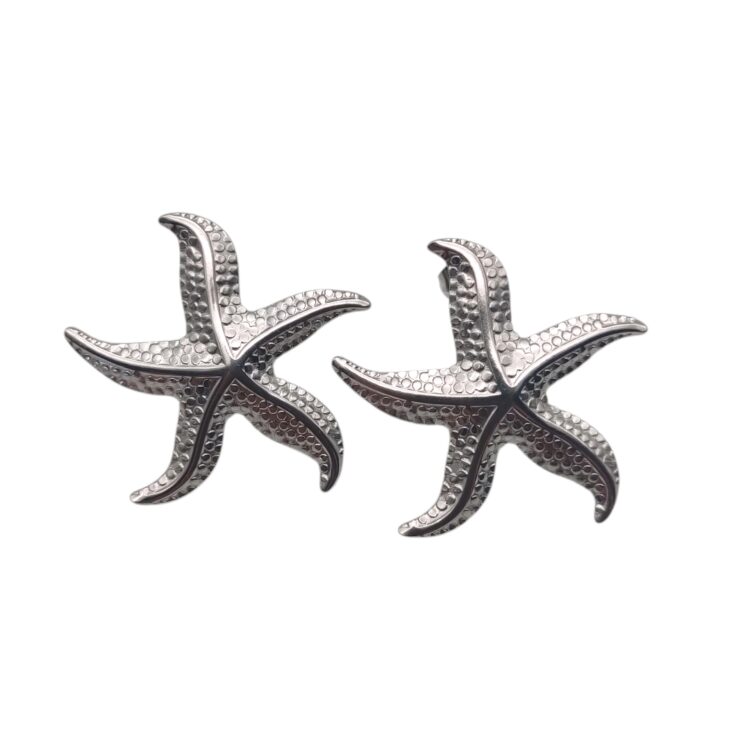 Starfish Minimal Silver | Earrings