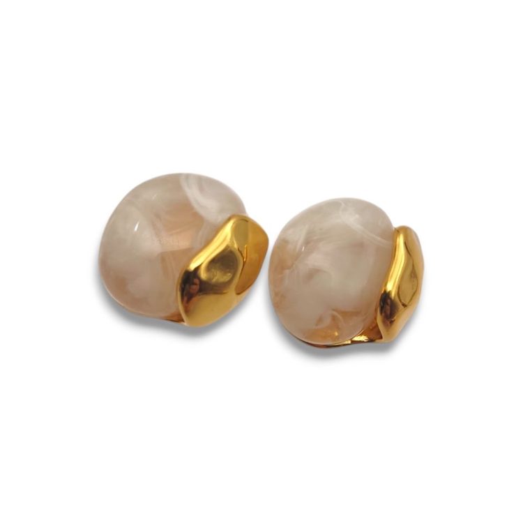 Ocean Pebble Sand | Σκουλαρίκια