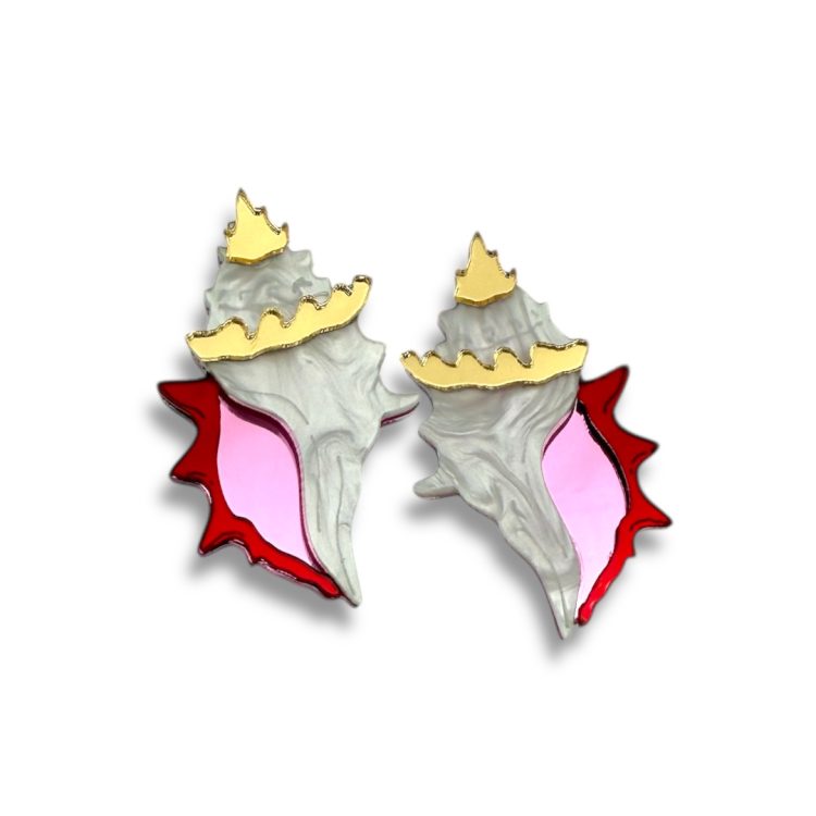 Crown Shell | Σκουλαρίκια